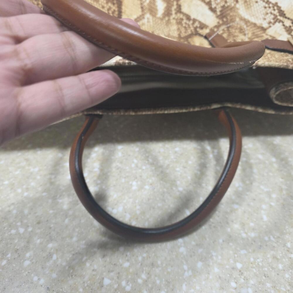 Lauren Ralph Lauren Python-Print Canvas Large Dev… - image 6